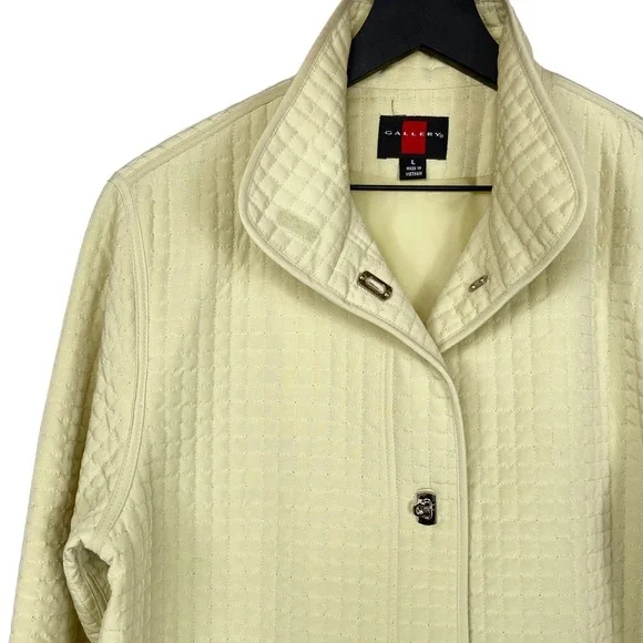 Gallery Mint Green Quilted Jacket - Picture 3 of 8